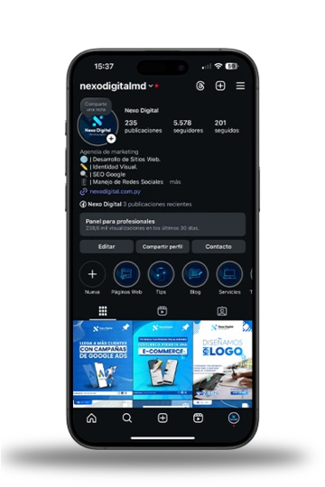 Instagram de Nexo Digital