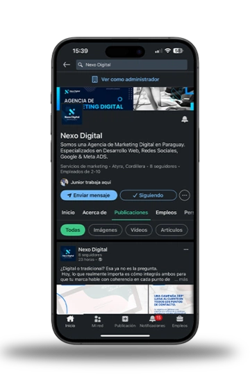 Linkdin de Nexo Digital
